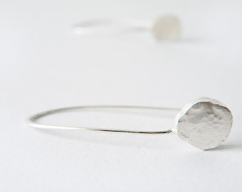 Dangle Earrings Gift Ideas for Women, Organic Recycled Silver Earrings