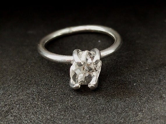 Herkimer diamond ring etsy deals