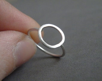 Dainty Midi Silver Rings for Her, Women Stackable Ring, Geometric Modern Gifts
