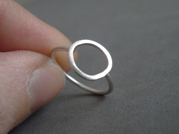 Dainty Midi Silver Rings for Her, Women Stackable Ring, Geometric Modern Gifts
