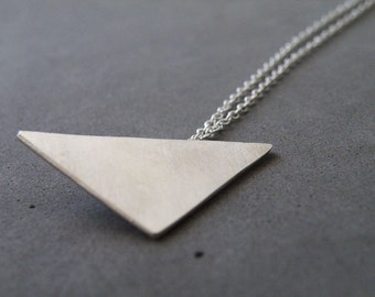 Modern Geometric Silver Necklace for Women