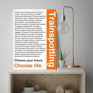 Trainspotting 1 - Escolha a Vida (Pôster A3)