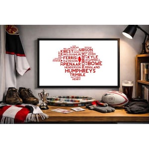 Legends of Ulster Rugby (Irish Sport Print)