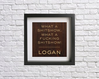 Succession - Logan Roy - TV quote print