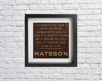 Succession - Lukas Matsson - TV quote print