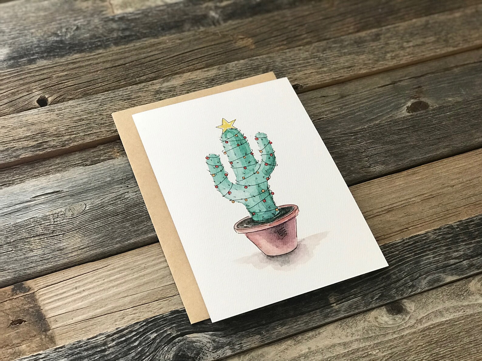 Cactus Christmas Cards 