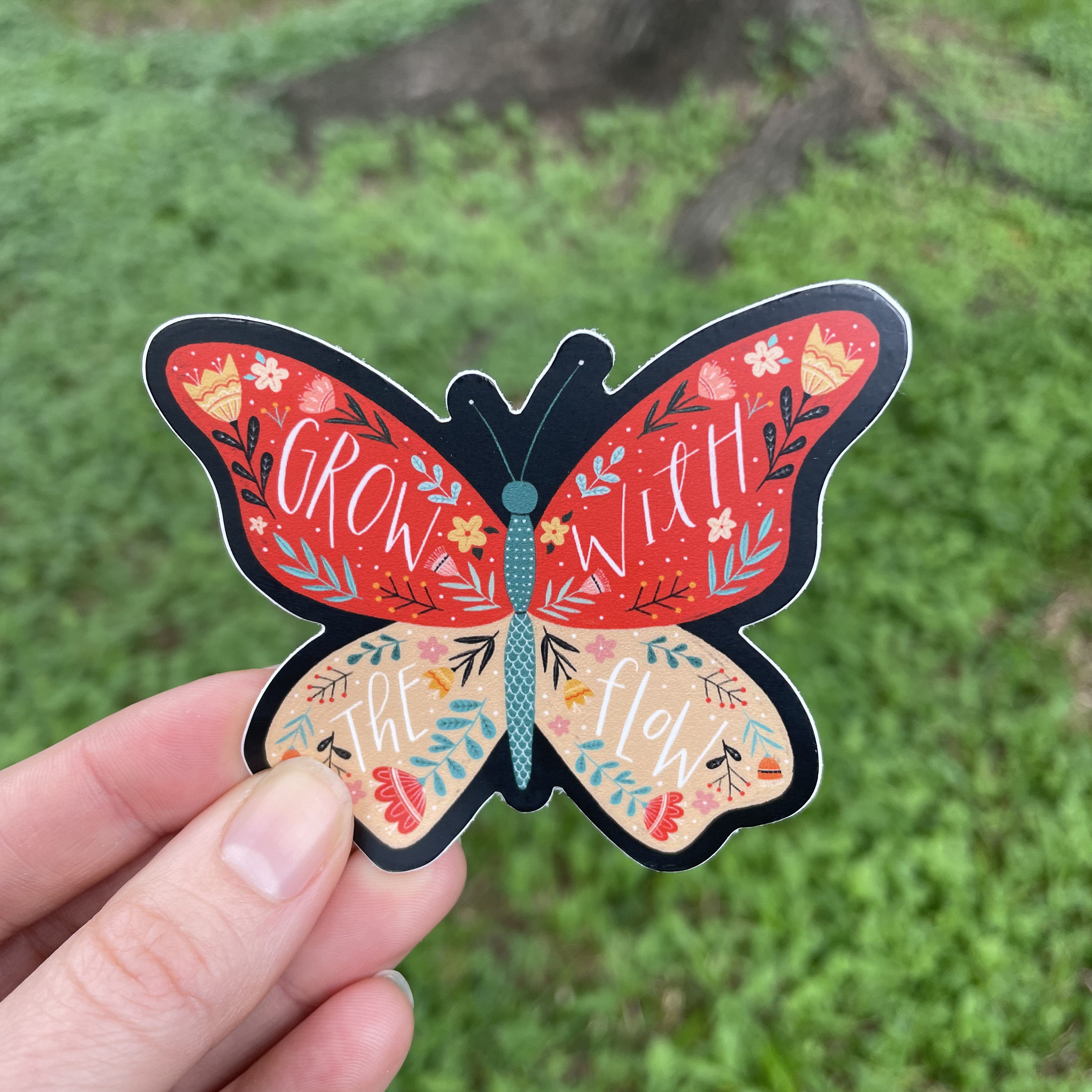 Butterfly Vinyl Sticker | 
