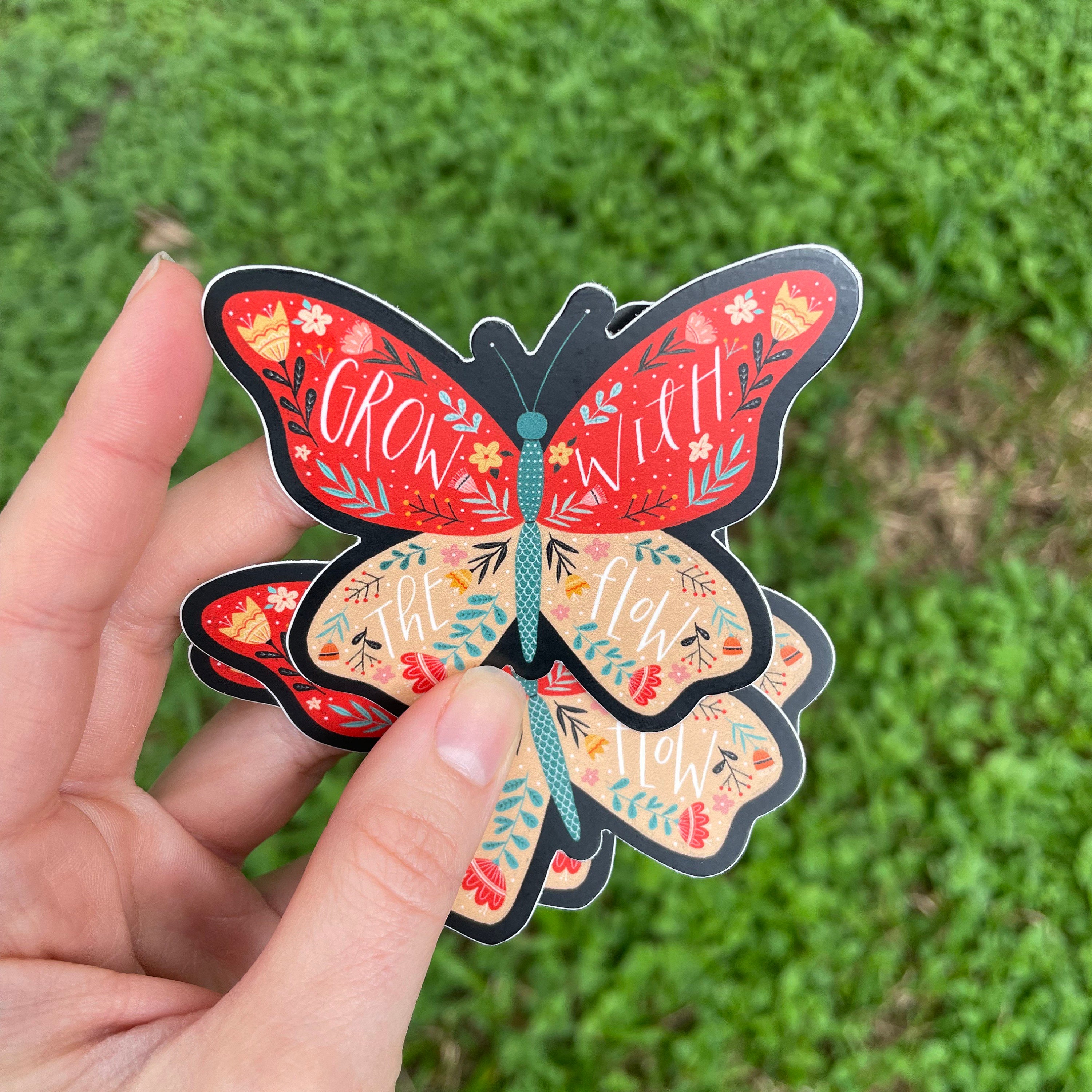 Butterfly Vinyl Sticker | 