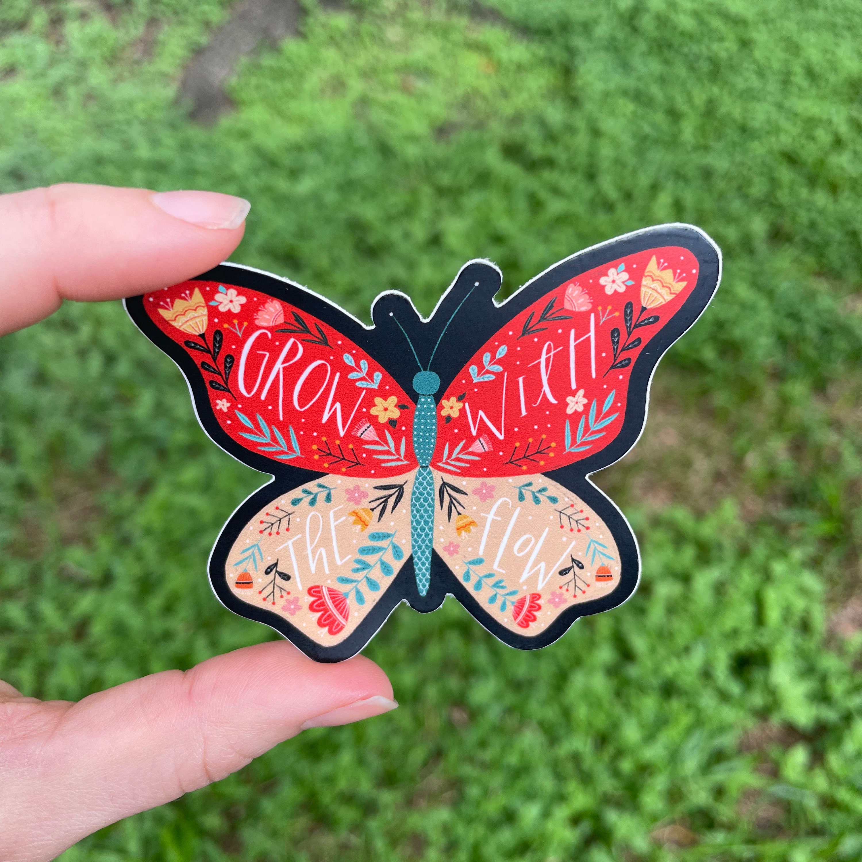 Butterfly Vinyl Sticker | 