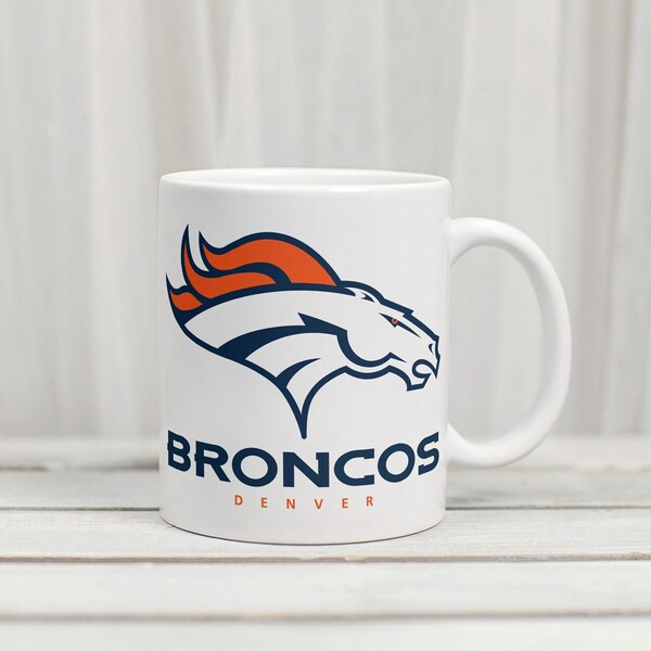 Broncos gifts | NFL | Custom Denver Broncos Mug | Football Lovers | Football Gift | Football | Football Lovers | Super Bowl | Denver fans