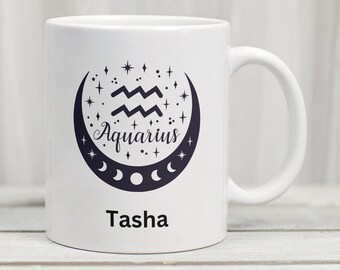 Aquarius Zodiac Mug | Zodiac coffee mug | Aquarius | Aquarius Mug | Aquarius Gift | Astrology Mug | Horoscope Mug | Personalized Mug