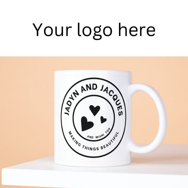 Business Logo Mugs Etsy