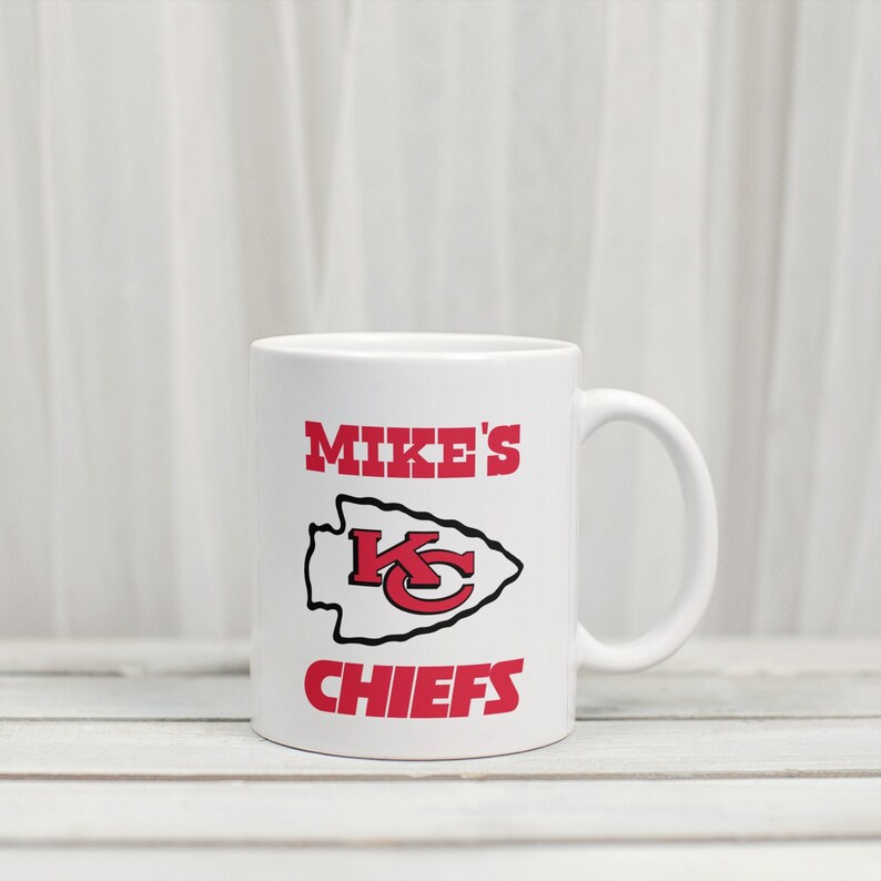 Chiefs NFL Custom Kansas City Mug Personalized Football Lovers Football Gift Football Football Lovers Super Bowl Kansas image 1