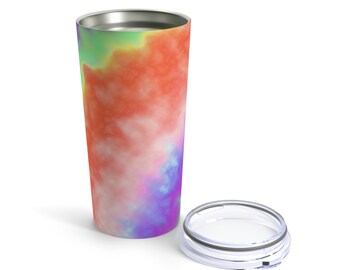 Vaso de acuarela / Vaso de 20 oz / botella de agua / vaso / vaso / taza de vaso lindo / tazas lindas / vaso de verano / Regalos para ella