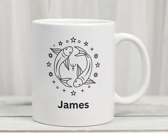 Pisces Zodiac Mug | Zodiac coffee mug | Pisces | Pisces Mug | Pisces Gift | Astrology Mug | Horoscope Mug | Personalized Mug | Zodiac