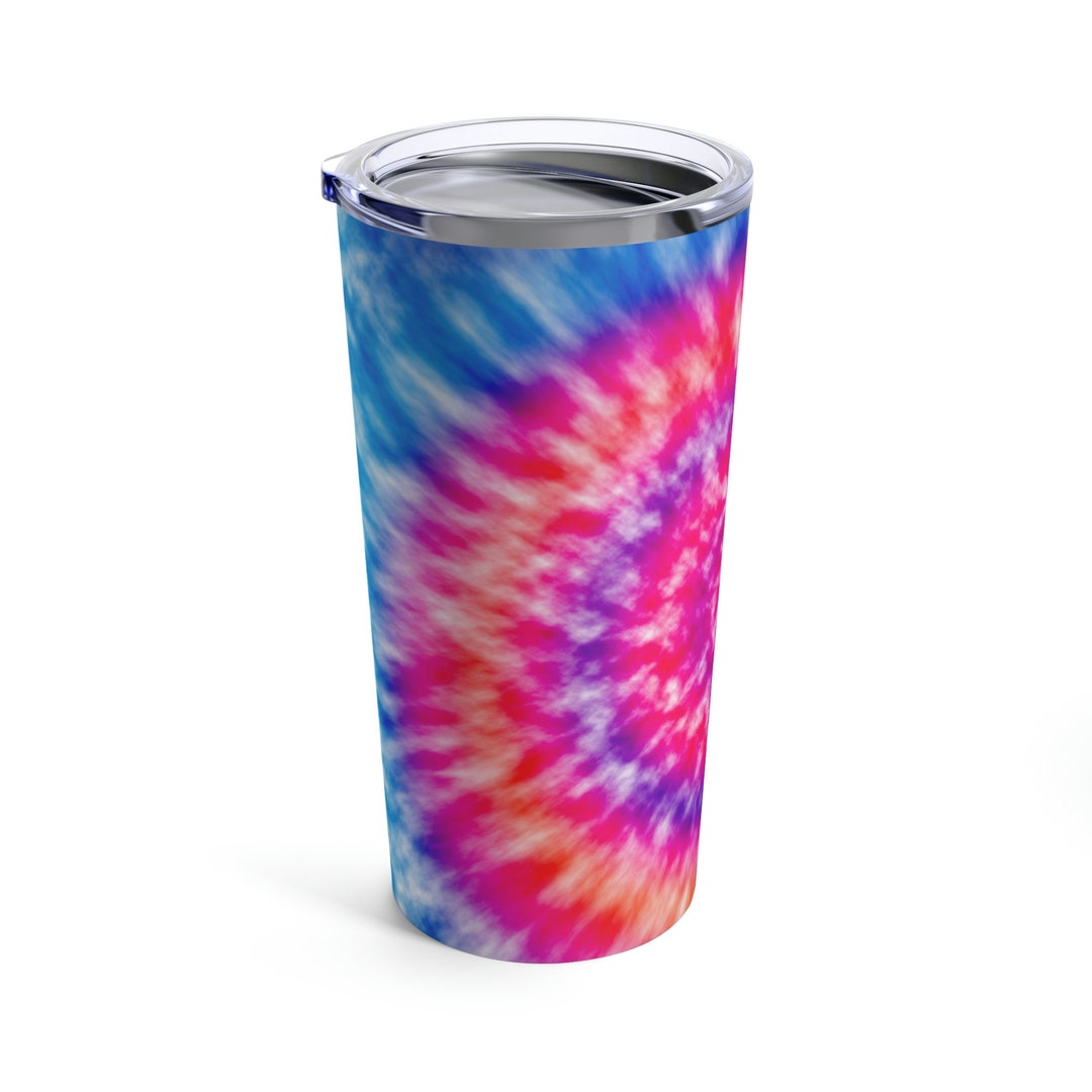 Tie Dye Tumbler 20oz Tumbler Water Bottle Tumbler Tumbler Cup Cute