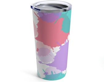 Vaso colorido / vaso de 20 oz / botella de agua / vaso / taza de vaso / vaso lindo / tazas lindas / vaso de verano / regalos para ella