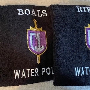 Personalisiertes Team Handtuch, Wasserball, schwimmen, surfen