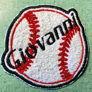 Baseball patch, personalize name