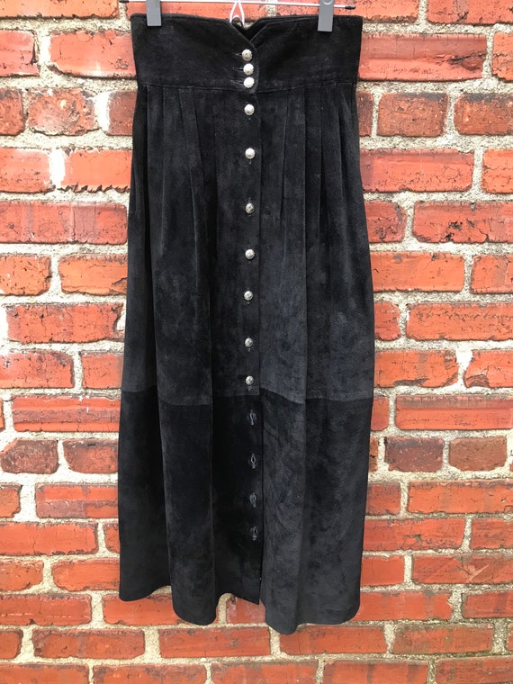 Patrica Wolf Western Suede skirt