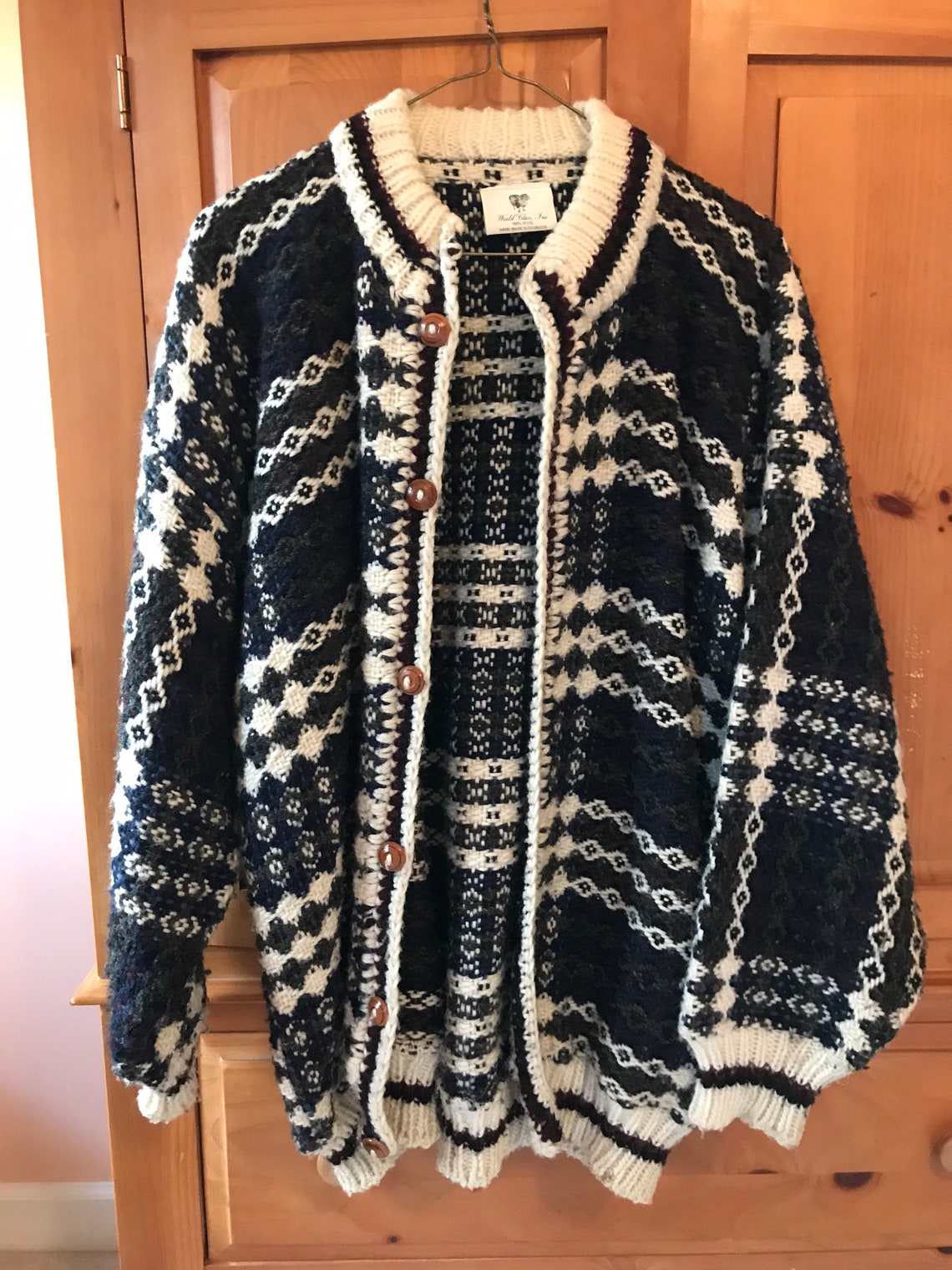 100% Wool Sweater Made in Ecuador Unisex Large - Etsy UK