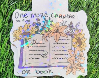 Just One More Chapter • Cozy Bookworm Magnetic Bookmark