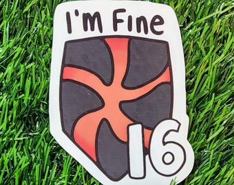 FFXIV Vulnerability Up Sticker: Kawaii Gamer Die-Cut Vinyl Decal