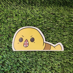 Scree! Serpent of Ronka Vinyl Sticker – Cute Gaming Worm Car Decal
