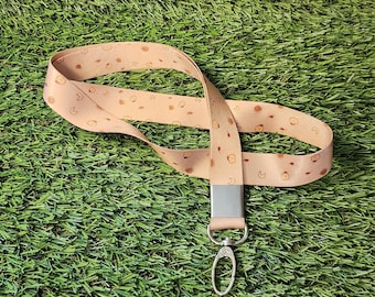 Autumn Lanyard – Cute Fall Pumpkin & Leaf Badge Holder