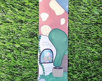 Mushroom Shop Magic • Kawaii Forest Bookmark for Cozy Readers