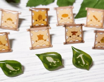 FFXIV Kawaii DoH+DoL Job Stone Bundle — Adorable Pins for Crafters & Gatherers