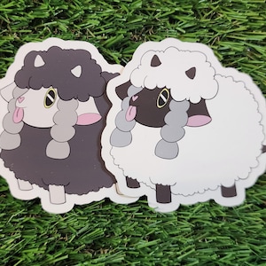 Sheep Blep Sticker – Cute Kawaii Wooloo Vinyl Die-Cut Decal
