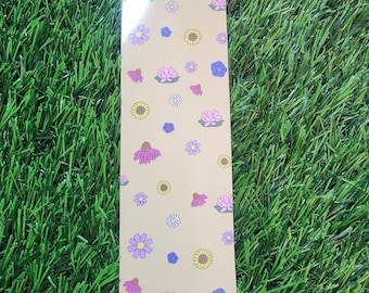 Cute Summer Flowers Laminated Bookmark