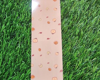Cute Autumn Icons Laminated Bookmark