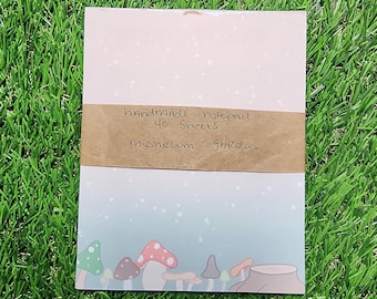 Mushroom Garden Notepad