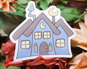 Witchy House | Die Cut Vinyl Stickers | Kawaii stickers for Planner | Cute Stickers