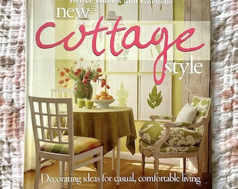 New Cottage Style Hardcover Book 2005 * Better Homes & Gardens * Home Decor Reference Book * 192 Pages * Color Photos * Coffee Table Book