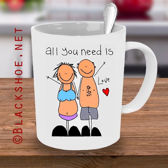 All You Need is Love Mug, Couples Mug, Love Mug, Gift for Couple, Custom Mug,  Unique Mug, Funny Mug, Couple Coffee Mug, All You Need is Love - Etsy