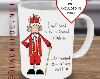 Blackshoe, Hamilton Mug, Hamilton, King George, Hamilton Fan, Hamilton Cup, Hamilton Quote, Hamilton Musical, Period Mug, King George quote