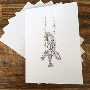 Dotty Notelets, Notelet set, Card Pack, Pencil drawing, Notelet pack, cute notelets, pencil drawing notelets, doodle cards, lovely notelets