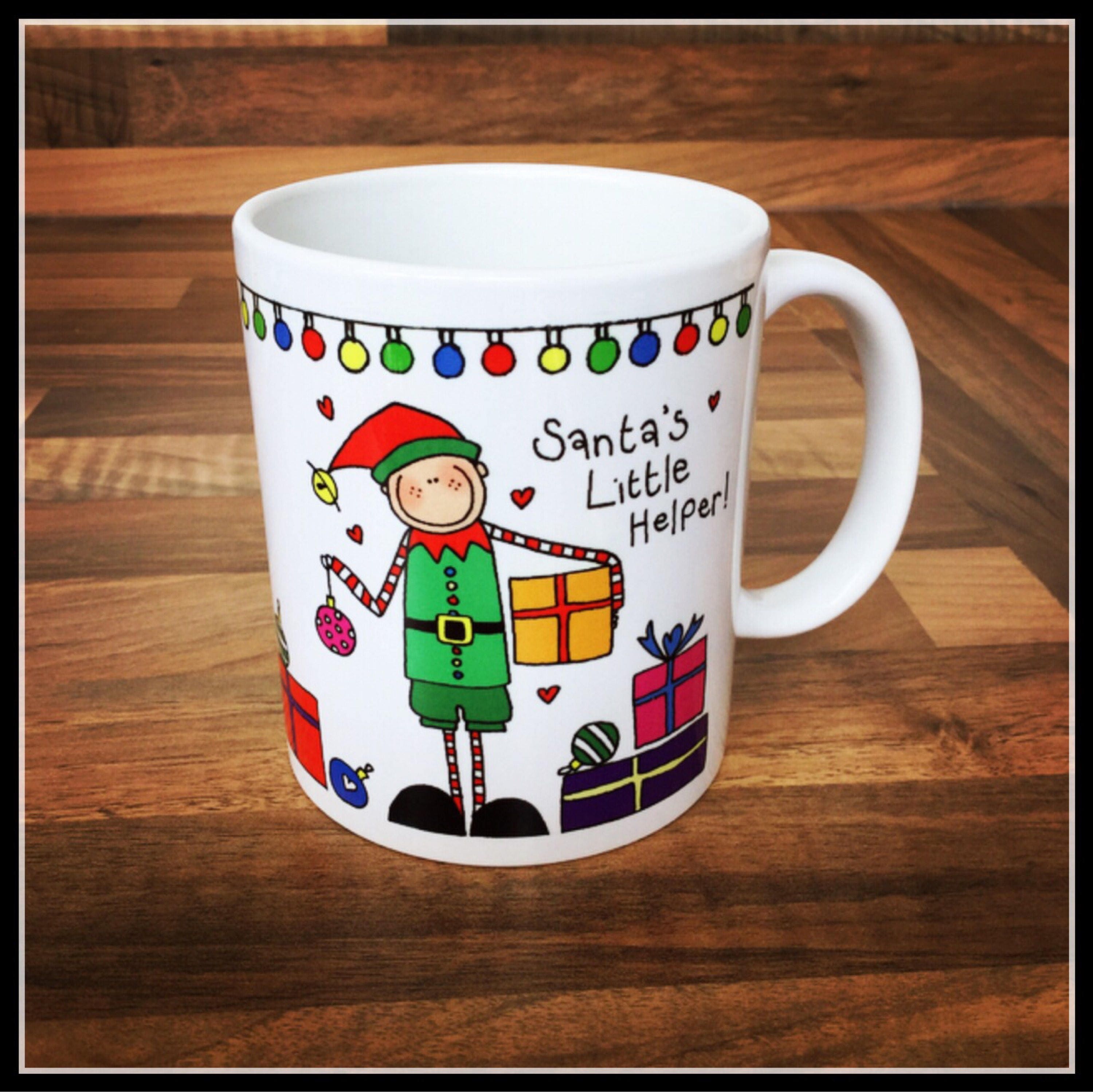 Christmas Mug Elf Mug Xmas Mug Handmade mug Handmade  Etsy