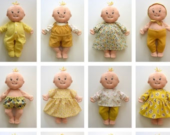 Baby Stella Doll Clothes Patterns, Set of 11 PDF Doll Clothing Patterns for 15 inch Baby Stella Dolls