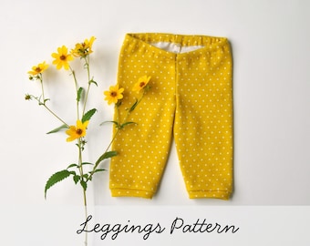 Doll Leggings Pattern for the Wild Marigold Waldorf Baby Doll, Doll Clothes Pattern