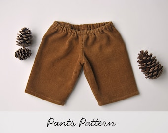 Doll Pants Pattern for the Wild Marigold Waldorf Baby Doll, Doll Clothes Pattern, Doll Trousers Pattern