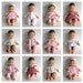 12 Inch Doll Clothes Patterns, Set of 12 PDF Doll Clothing Patterns for 12 Inch (30-31cm) Baby Dolls 