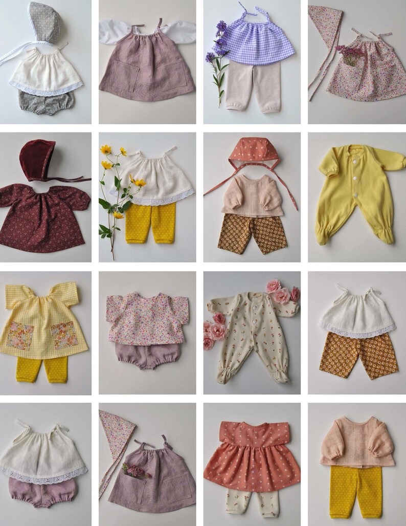 etsy miniland doll clothes