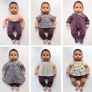 Bitty Baby Doll Clothes Patterns, Set of 12 PDF Doll Clothing Patterns for 15 inch Bitty Baby dolls image 2