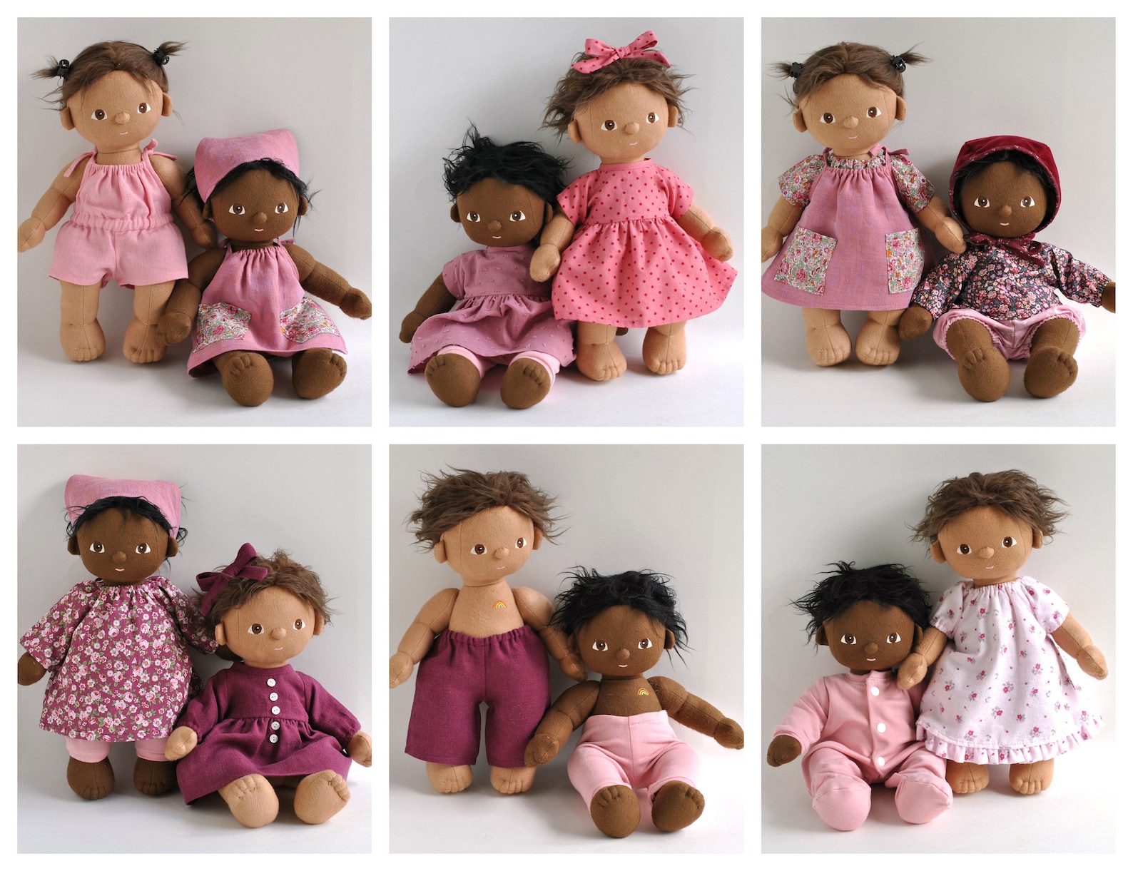 Dinkum Doll Clothes Patterns Set of 12 PDF Doll Clothing Etsy Australia