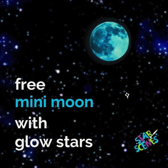 Constellation And Glow In The Dark Ceiling Stars Kit 16 Etsy