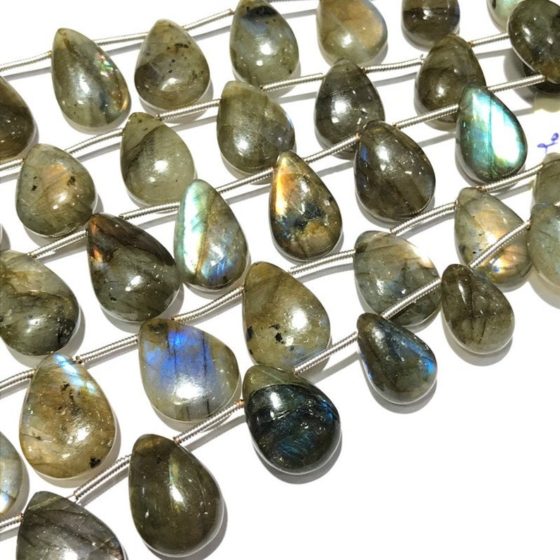 8 Labradorite Plain beads Multi Fire AAA quality Size 10 to 19 mm Natural Gemstone 50/% OFF Natural Labradorite Plain Almond Beads